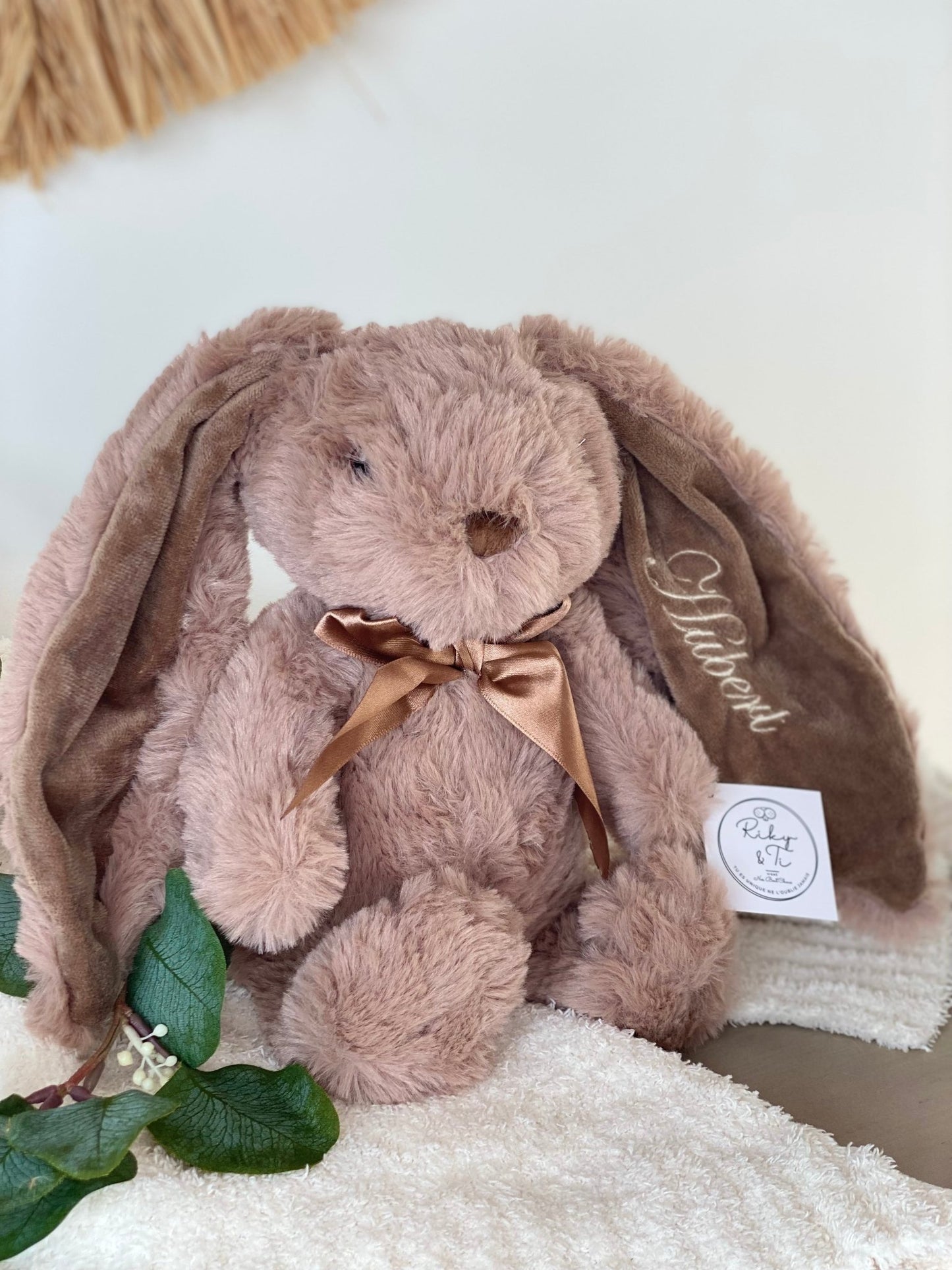 Peluche - Lapin - Lapin Douceur Chocolat - Nos Bout'Chouxpeluches
