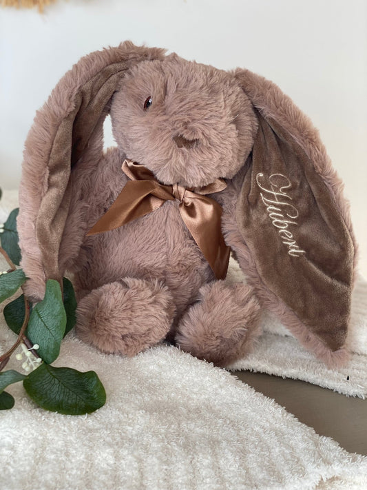 Peluche - Lapin - Lapin Douceur Chocolat - Nos Bout'Chouxpeluches